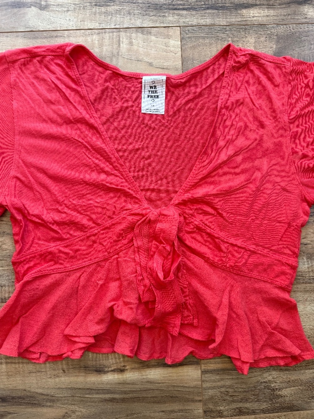 IR Free People Knot Me Bittersweet Tee - Picture 2 of 11
